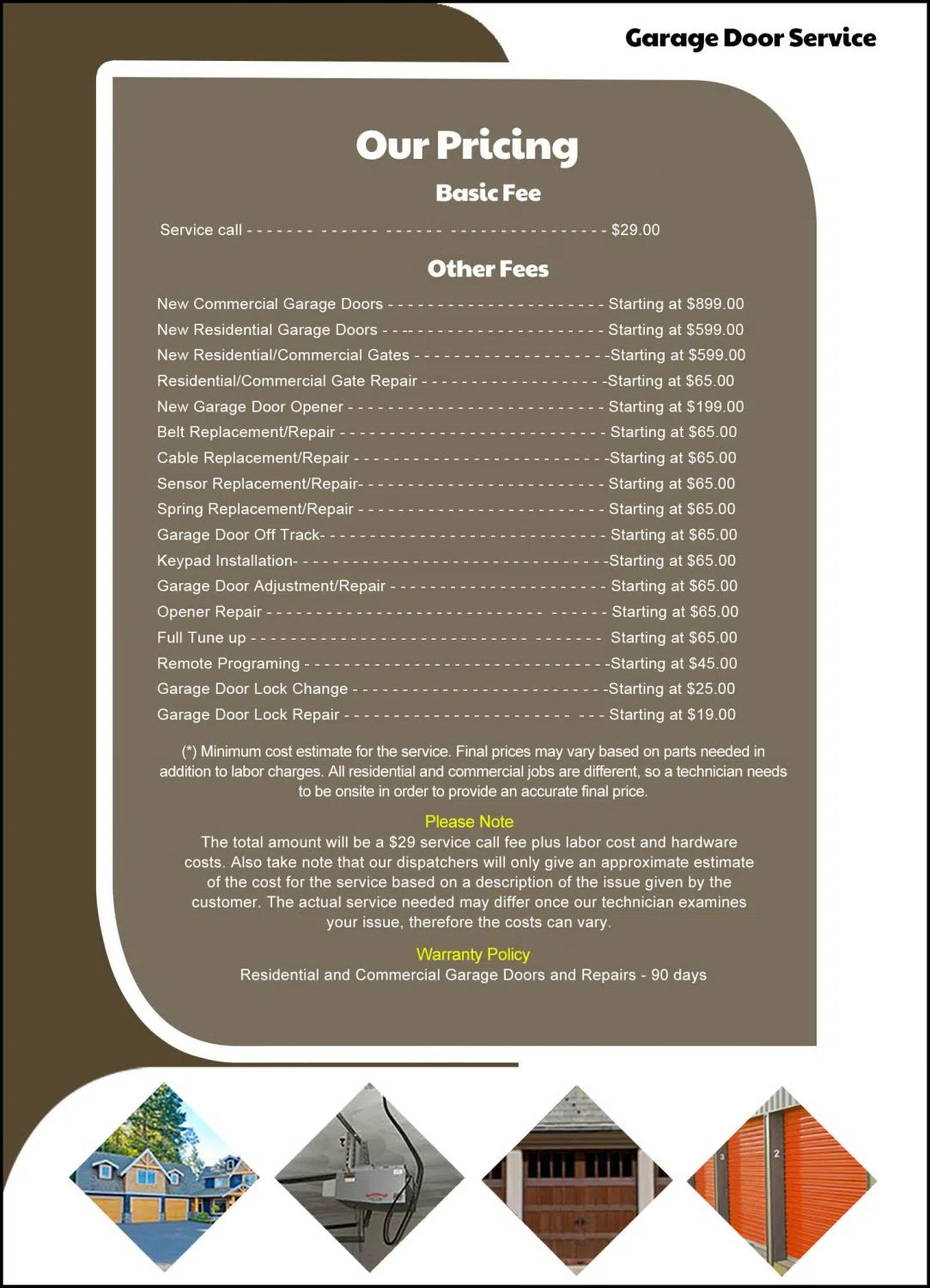 State Garage Doors Berwyn, IL 708-329-8042